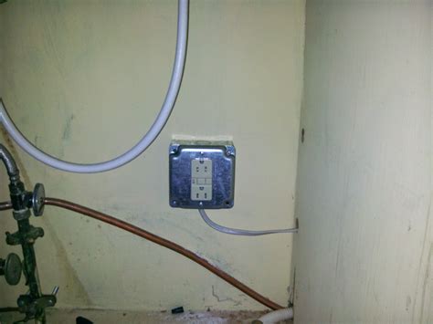 electrical box too close to sink|electrical panels near sink.